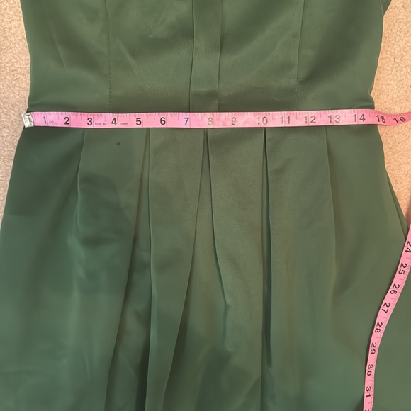 5/$50 EUC Purple Month Emerald Green Long Sleeved Skater Mini Dress Sz. L - Picture 8 of 9